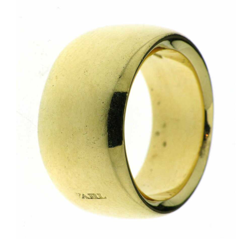 Geel gouden ring  21 gram