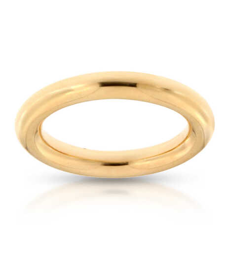 Stax sliding ring in pink gold