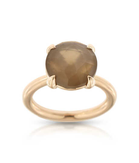 Catch Ring moonstone brown