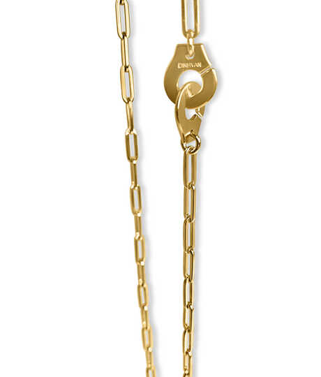 Necklace Menottes dinh van R12 in yellow gold