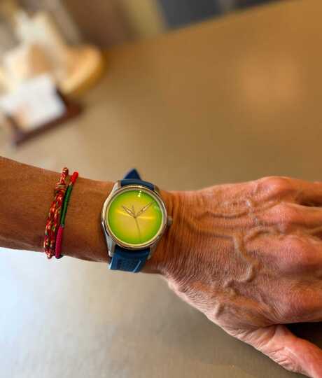 H. Moser Pioneer Centre Seconds Concept Citrus Green