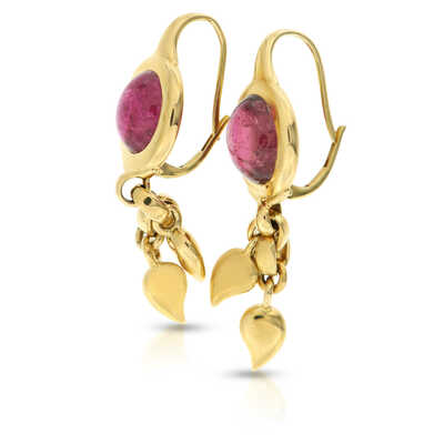 Earrings Pink Tourmalin Talisman