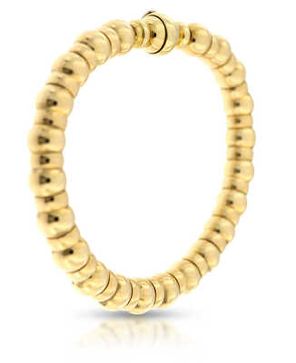 Bracelet en or jaune 18 carats avec bague et éléments sphériques