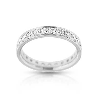 Alliance 1.45 Ct E/VVs   25 ° Or Blanc