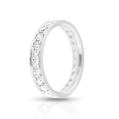 Alliance 1.45 Ct E/VVs   25 ° Or Blanc