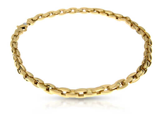 Yellow gold necklace 18 kt