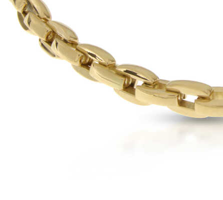 Yellow gold necklace 18 kt