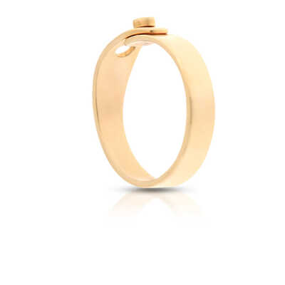 Serrure ring roze goud met briljant