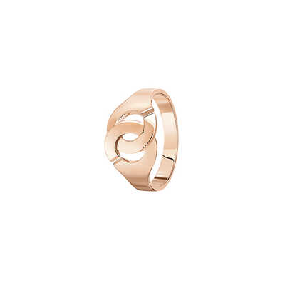 Menottes ring roze goud - R10