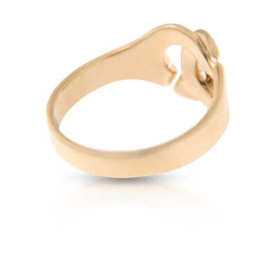 Menottes rose gold ring size 53