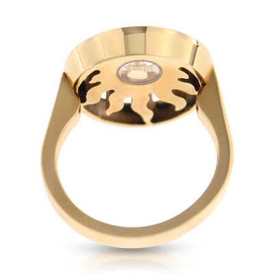 Chopard roze gouden ring 'Happy Sun'
