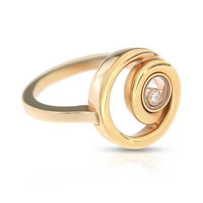 Chopard roze gouden ring 'Happy diamonds'