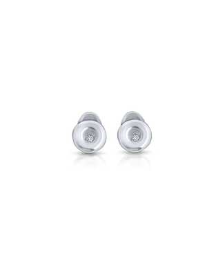 Earrings Chopard in white gold with 0.11 ct diamonds