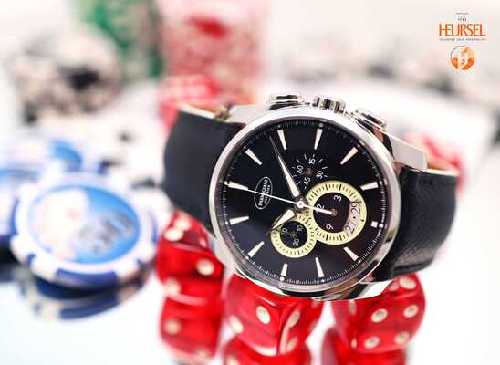 Tonda Métrographe Steel Black super-luminova
