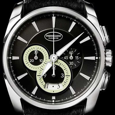 Tonda Métrographe Steel Black super-luminova