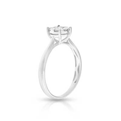 Ring white gold with 0.29 ct brilliants