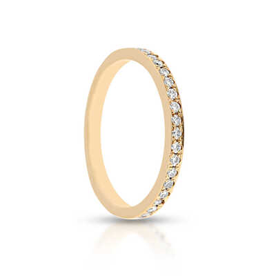 Infinity Pave 1 rij 42 ° 0.42 ct R/VVs O