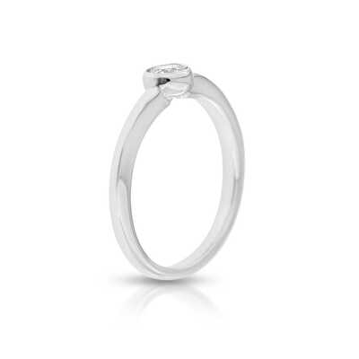 Only Diamond - Solitaire in white gold