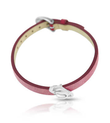 Ipitonga - Armband met witgouden mini slipper en 1 diamant