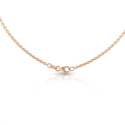 Forcat necklace pink gold 50 cm