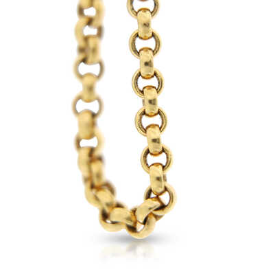 Belchor Ketting op 90 cm in rozegoud