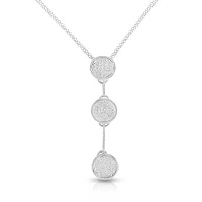 3 cirkels pave R/Vvs 1.08 ct wg 12.6 gr