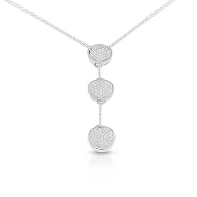 3 cirkels pave R/Vvs 1.08 ct wg 12.6 gr