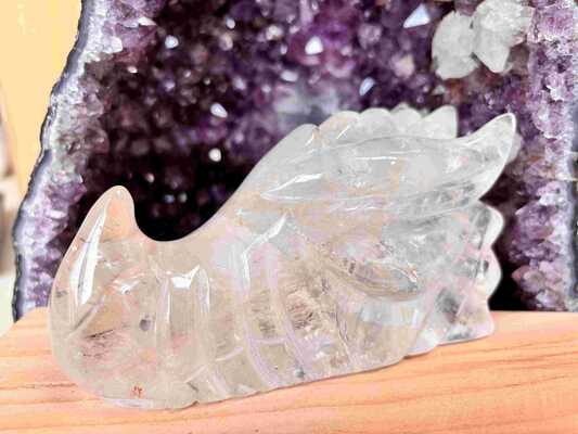 Cristal de Roche Dragon 12cm 710gr