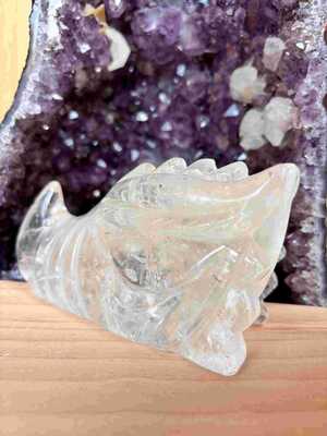 Cristal de Roche Dragon 12cm 710gr