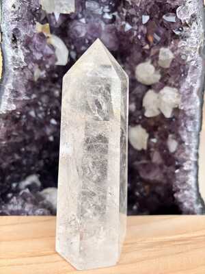 Cristal de Roche Colonne 13,5cm 471gr