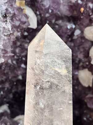 Cristal de Roche Colonne 13,5cm 471gr
