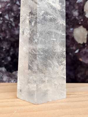 Cristal de Roche Colonne 13,5cm 471gr