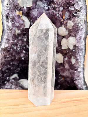 Cristal de Roche Colonne 14,1cm 388gr