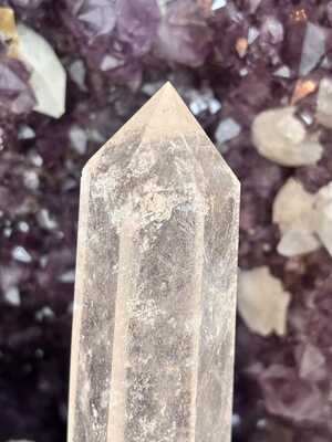 Cristal de Roche Colonne 14,1cm 388gr