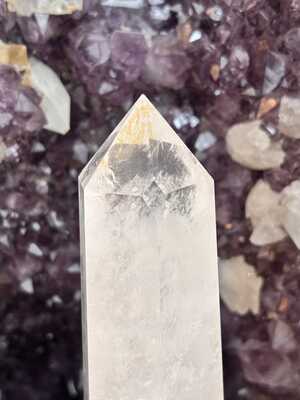 Cristal de Roche Colonne 14,4cm 403gr