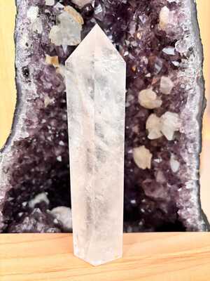 Cristal de Roche Colonne 17cm 472gr