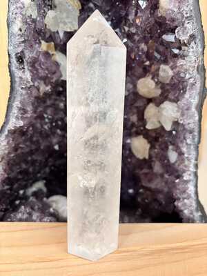 Cristal de Roche Colonne 17cm 472gr