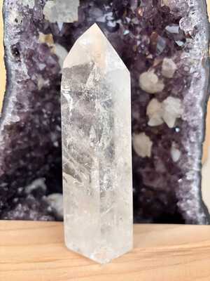Cristal de Roche Colonne 15,5cm 561gr