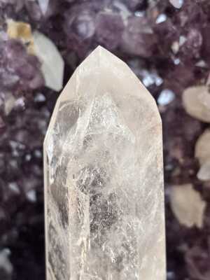 Cristal de Roche Colonne 15,5cm 561gr