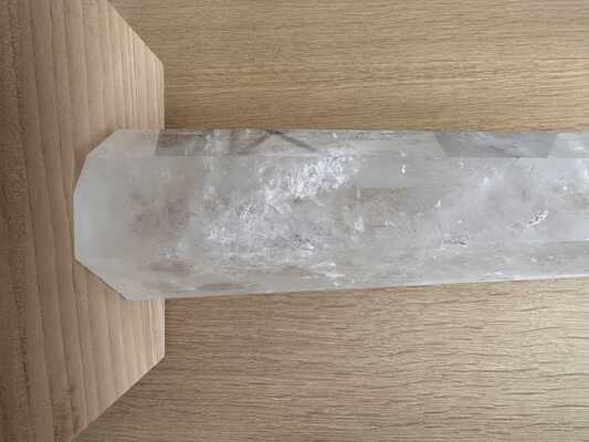 Cristal de Roche Colonne 39cm 3,4kg