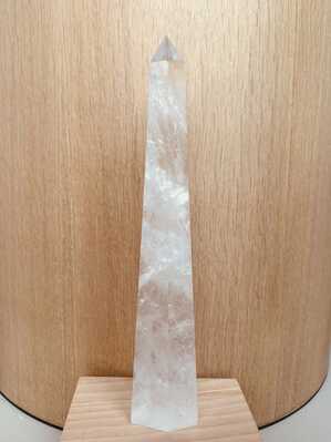 Cristal de Roche Colonne 39,2cm 3,5kg
