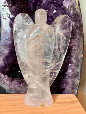 Cristal de Roche Ange 18 cm 1.02 kg