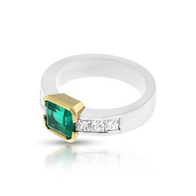 Em 1.14 0.64 ct Princ R/Vvs Bic