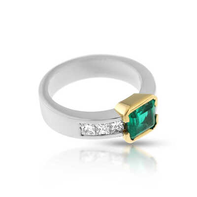 Em 1.14 0.64 ct Princ R/Vvs Bic