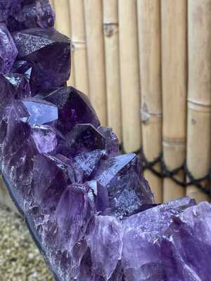 Amethiste Gem schijf Gem 13.8 kg