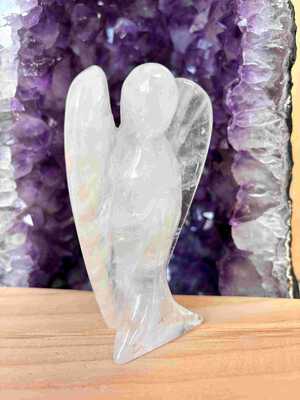 Cristal de Roche Ange 10cm 213gr