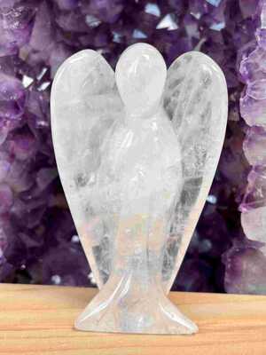 Cristal de Roche Ange 10cm 213gr