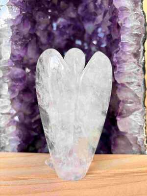 Cristal de Roche Ange 10cm 213gr