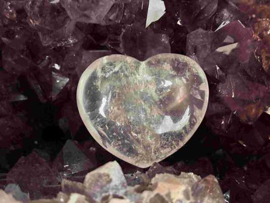 Cristal de Roche Coeur 4cm 47gr