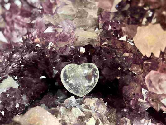 Cristal de Roche Coeur 4cm 47gr